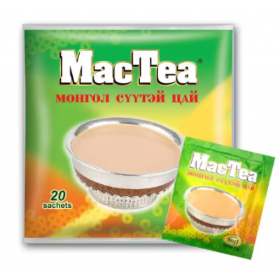 Mac Tea Mongolian Salt Tea - 240 gm (12 gm x 20 Sachets)